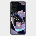 Sky Panda Design Glass Phone Case Cover V2 For Vivo X60 Pro 5G