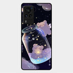 Sky Panda Design Glass Phone Case Cover V2 For Vivo X60 Pro 5G