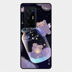 Sky Panda Design Glass Phone Case Cover V2 For Vivo X70 Pro Plus 5G