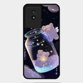 Sky Panda Design Glass Phone Case Cover V2 For Vivo Y02T