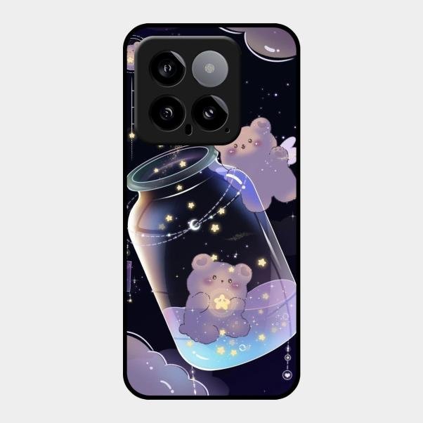 Sky Panda Design Glass Phone Case Cover V2 For Xiaomi 14 5G