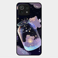 Sky Panda Design Glass Phone Case Cover V2 For Xiaomi Mi 11 Lite