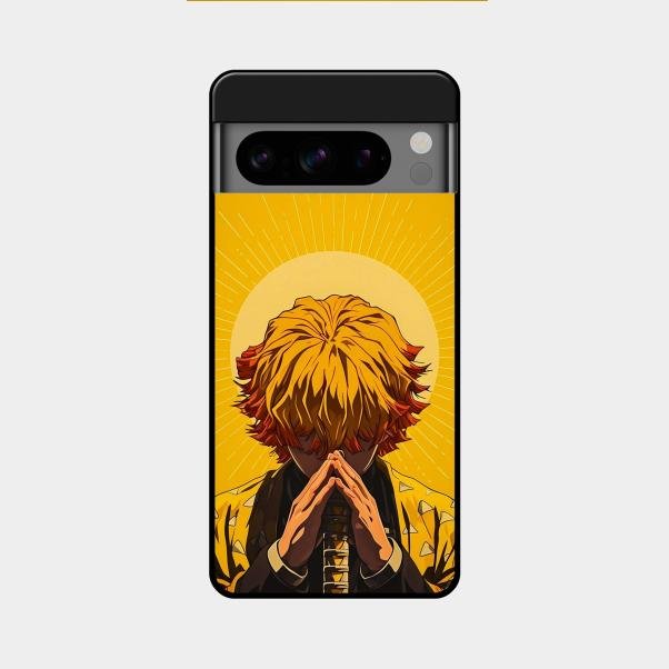 Sleepy Slayer Glass Case Cover For Google Pixel 8 Pro 5G