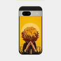 Sleepy Slayer Glass Case Cover For Google Pixel 8A 5G