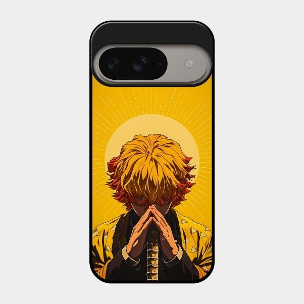 Sleepy Slayer Glass Case Cover For Google Pixel 9 5G