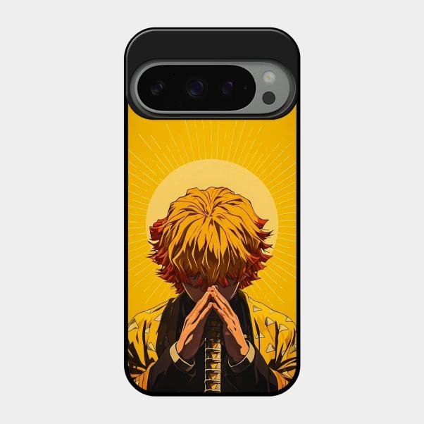 Sleepy Slayer Glass Case Cover For Google Pixel 9 Pro 5G