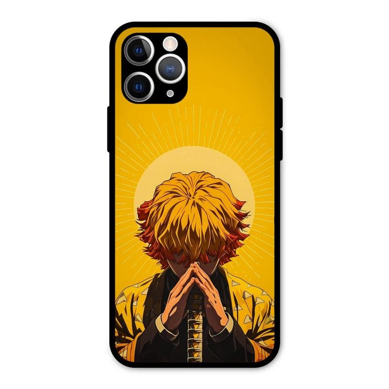 Sleepy Slayer Glass Case Cover For iPhone 11 Pro
