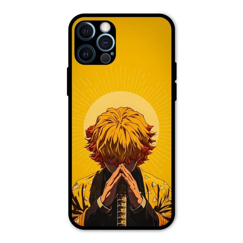Sleepy Slayer Glass Case Cover For iPhone 12 Pro Max