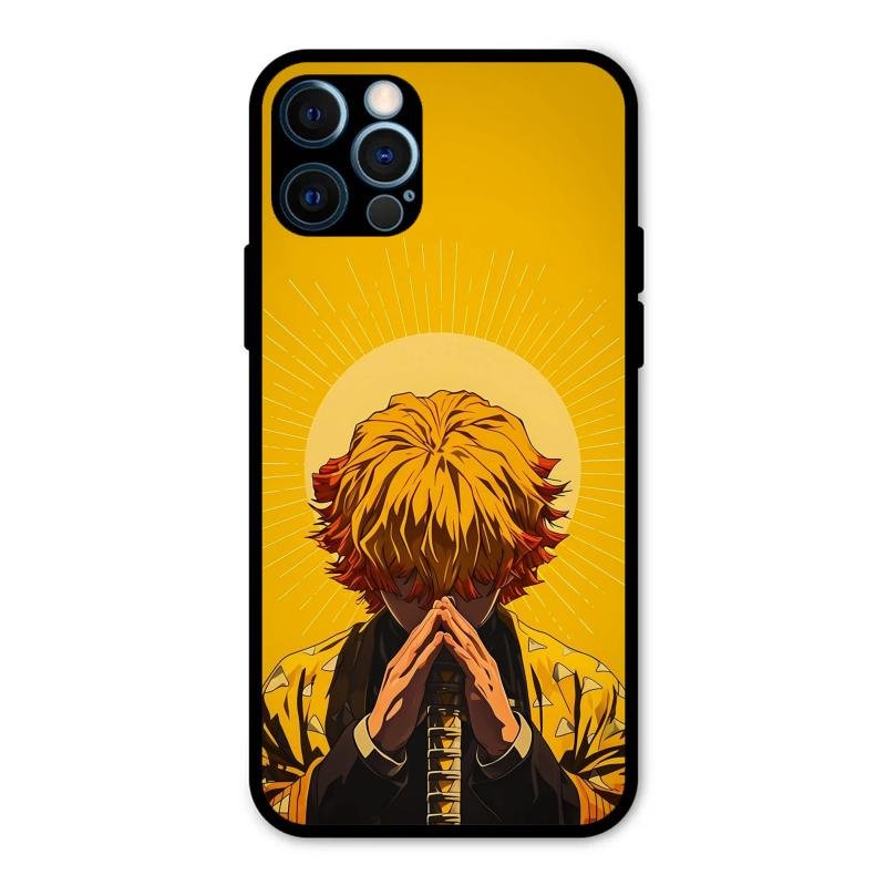 Sleepy Slayer Glass Case Cover For iPhone 12 Pro