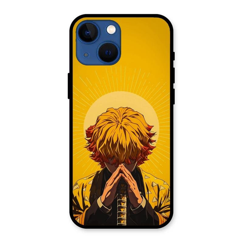 Sleepy Slayer Glass Case Cover For iPhone 13 mini