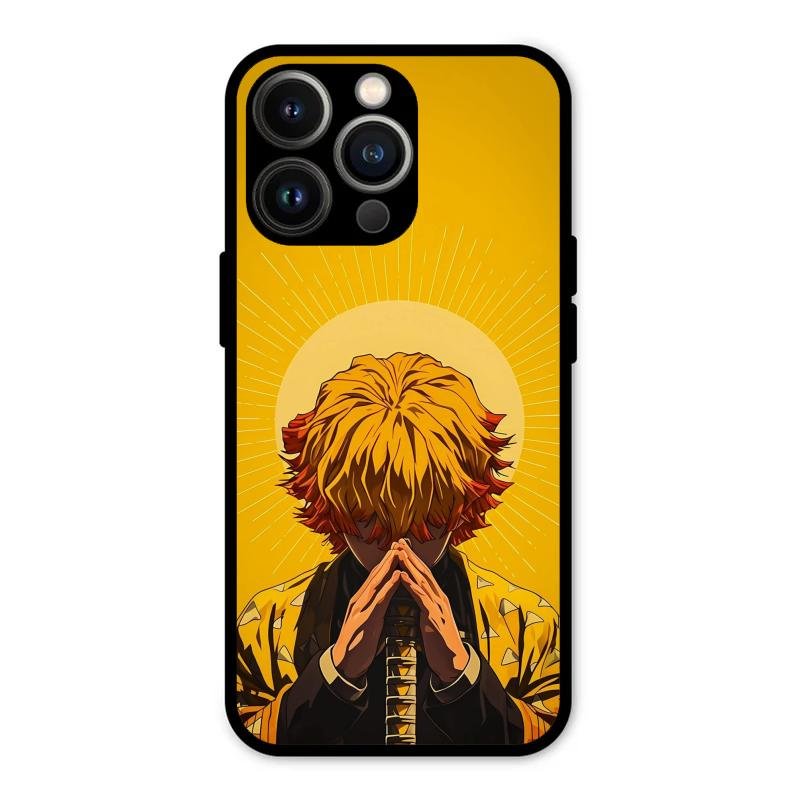 Sleepy Slayer Glass Case Cover For iPhone 13 Pro Max