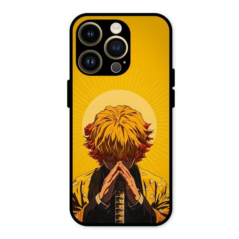 Sleepy Slayer Glass Case Cover For iPhone 14 Pro Max