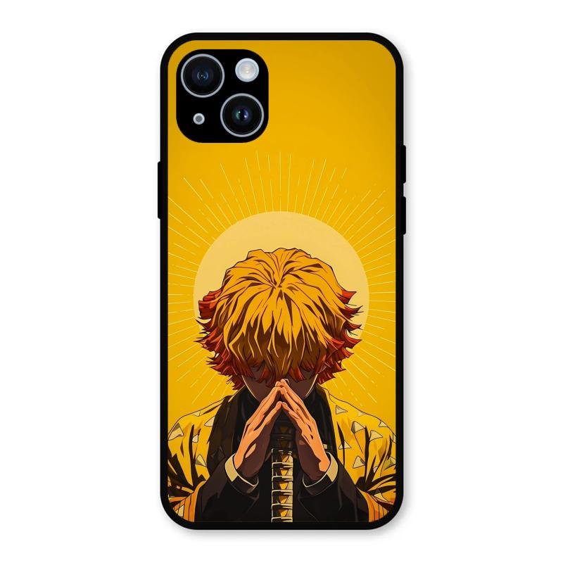 Sleepy Slayer Glass Case Cover For iPhone 14