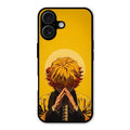 Sleepy Slayer Glass Case Cover For iPhone 16 Plus