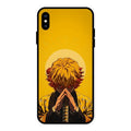 Sleepy Slayer Glass Case Cover For iPhone XS Max