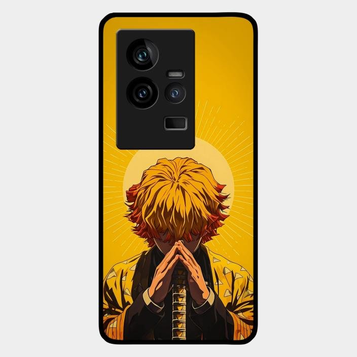 Sleepy Slayer Glass Case Cover For Iqoo 11 5G