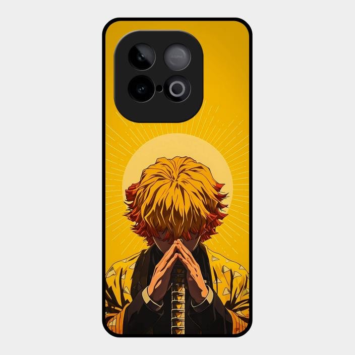 Sleepy Slayer Glass Case Cover For Iqoo Neo 10 5G