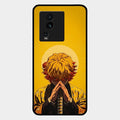 Sleepy Slayer Glass Case Cover For Iqoo Neo 7 5G