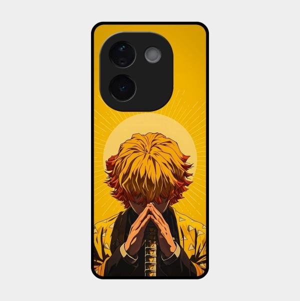 Sleepy Slayer Glass Case Cover For Iqoo Z9S Pro 5G