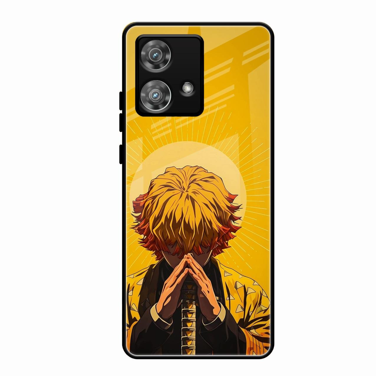 Sleepy Slayer Glass Case Cover For Motorola Edge 40 5G