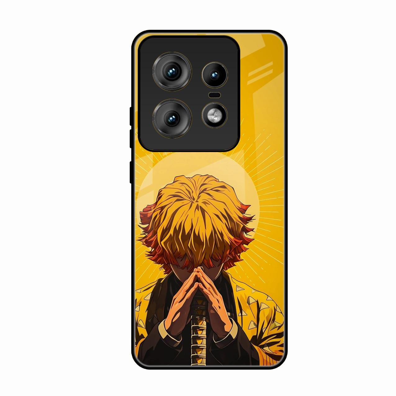 Sleepy Slayer Glass Case Cover For Motorola Edge 50 Pro