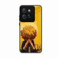 Sleepy Slayer Glass Case Cover For Motorola Edge 50