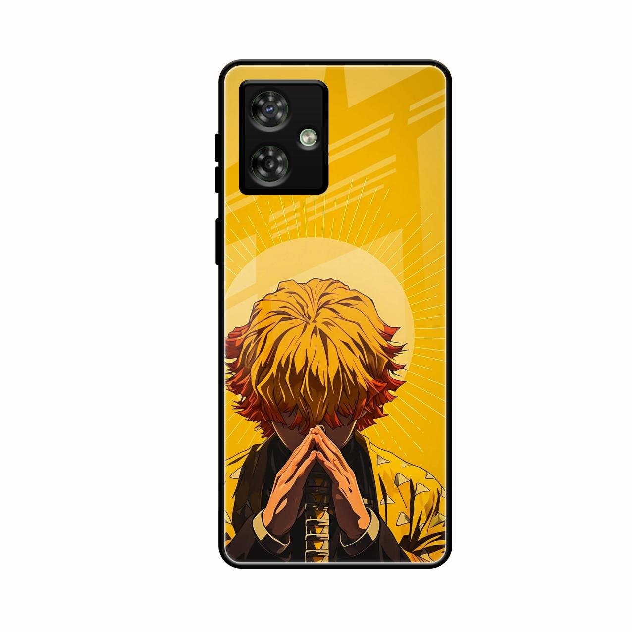 Sleepy Slayer Glass Case Cover For Motorola G54 5G