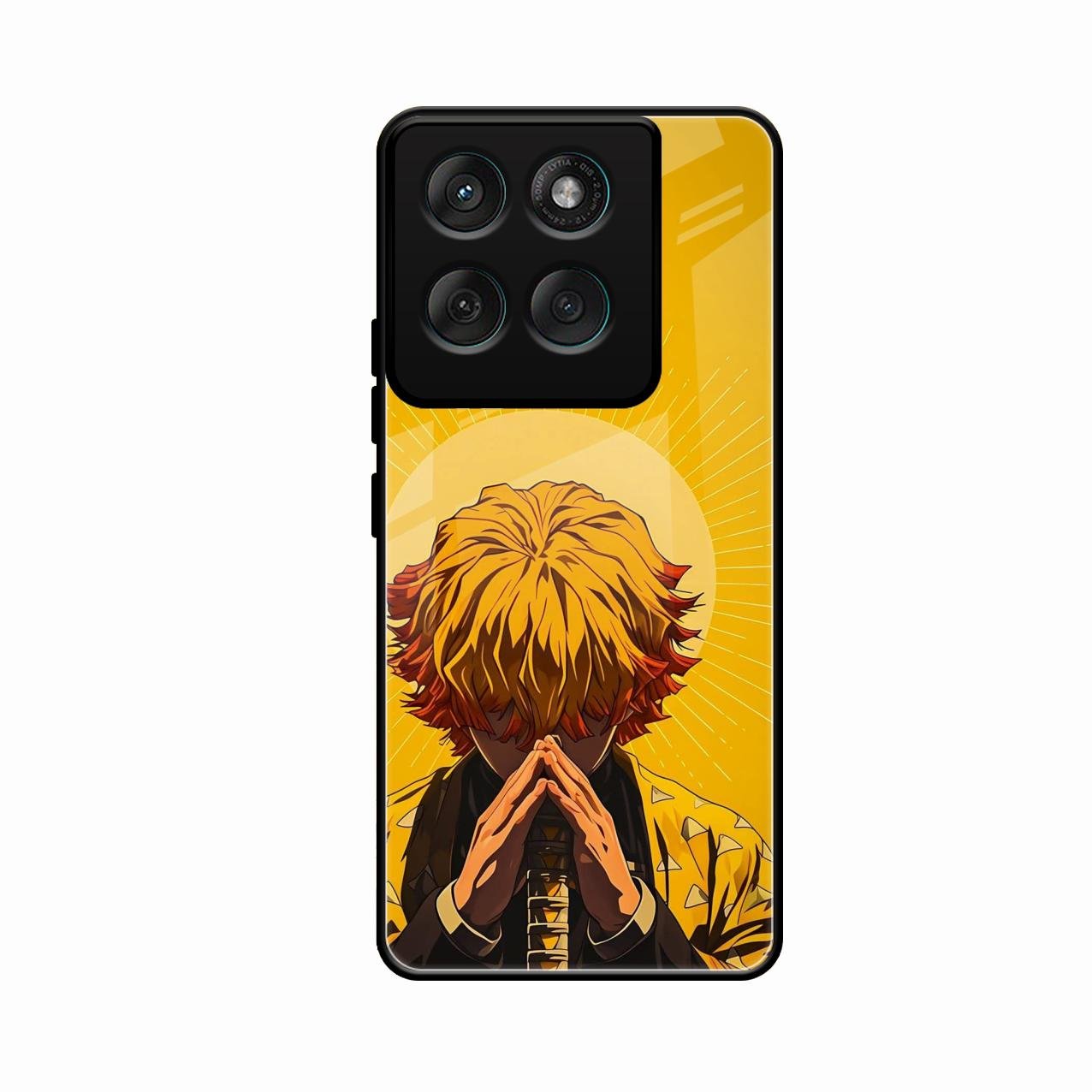 Sleepy Slayer Glass Case Cover For Motorola G67 Power 5G