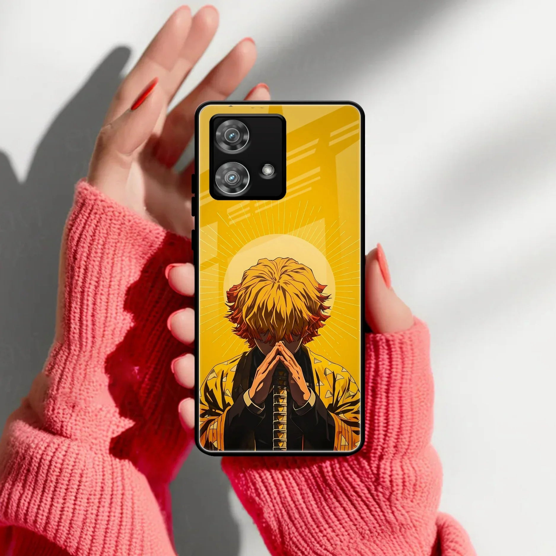 Sleepy Slayer Glass Case Cover For Motorola - ShopOnCliQ