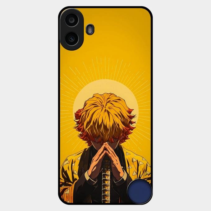Sleepy Slayer Glass Case Cover For Nothing Cmf Phone 1