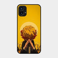 Sleepy Slayer Glass Case Cover For Nothing Phone 1