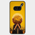 Sleepy Slayer Glass Case Cover For Nothing Phone 2A Plus