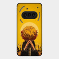 Sleepy Slayer Glass Case Cover For Nothing Phone 3A 5G