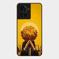 Sleepy Slayer Glass Case Cover For Oneplus 10R 5G