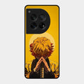 Sleepy Slayer Glass Case Cover For Oneplus 12 5G