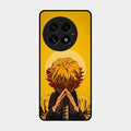 Sleepy Slayer Glass Case Cover For Oneplus 13 5G