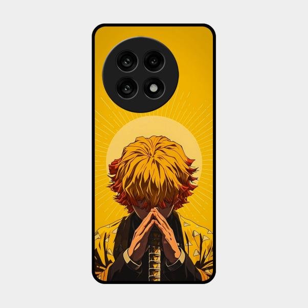 Sleepy Slayer Glass Case Cover For Oneplus 13R 5G