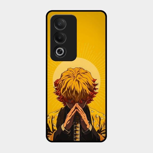 Sleepy Slayer Glass Case Cover For Oppo A3 Pro 5G