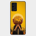 Sleepy Slayer Glass Case Cover For Oppo A55