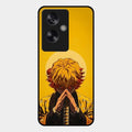 Sleepy Slayer Glass Case Cover For Oppo A79 5G