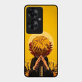 Sleepy Slayer Glass Case Cover For Oppo F25 Pro 5G
