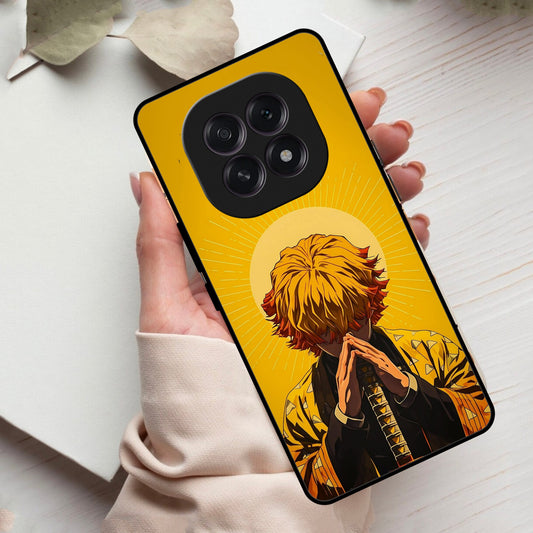 Sleepy Slayer Glass Case Cover For Oppo