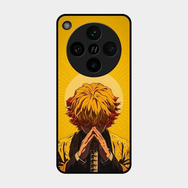 Sleepy Slayer Glass Case Cover For Oppo Find X8 Pro 5G