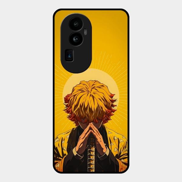 Sleepy Slayer Glass Case Cover For Oppo Reno 10 Pro Plus 5G