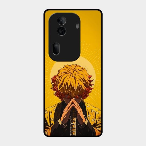 Sleepy Slayer Glass Case Cover For Oppo Reno 11 Pro 5G