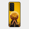 Sleepy Slayer Glass Case Cover For Oppo Reno 12 Pro 5G