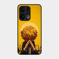 Sleepy Slayer Glass Case Cover For Oppo Reno 13 Pro 5G