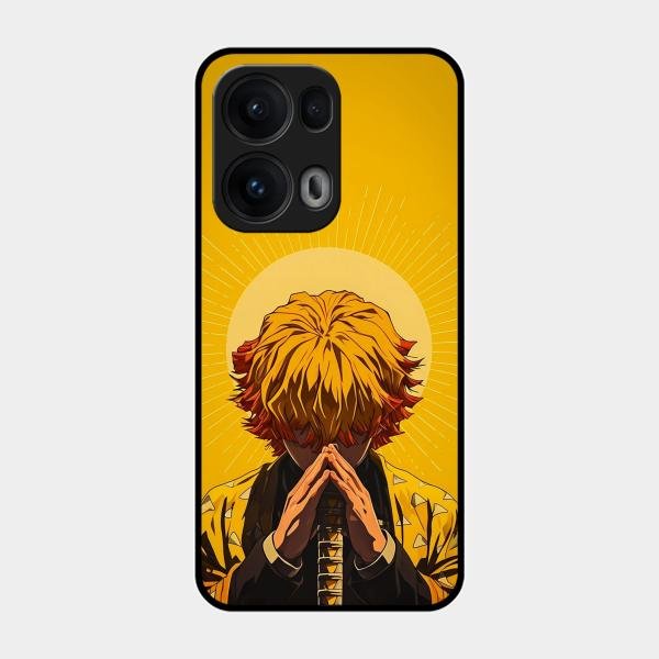 Sleepy Slayer Glass Case Cover For Oppo Reno 13 Pro 5G