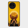 Sleepy Slayer Glass Case Cover For Realme 11 5G