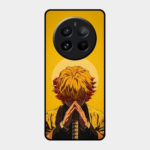 Sleepy Slayer Glass Case Cover For Realme 12 Pro 5G